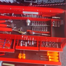 snap-on tool chest with tools