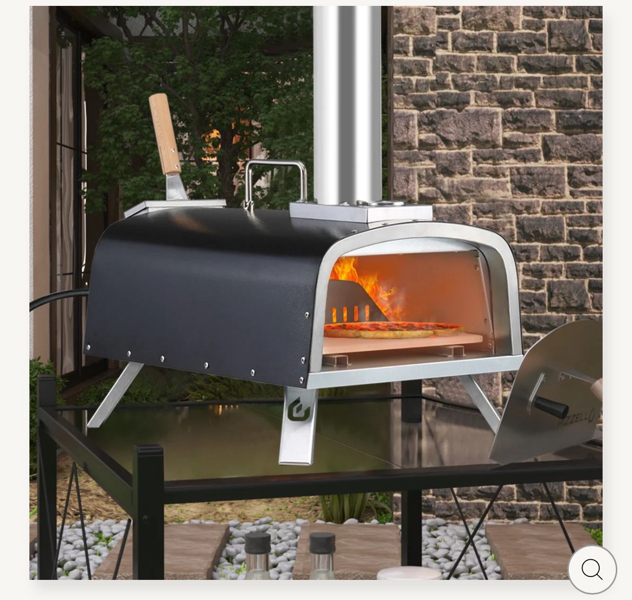 Pizzello Forte Outdoor Gas Pizza Oven - Propane & Wood
