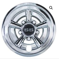 Golf Cart SS Hub Caps