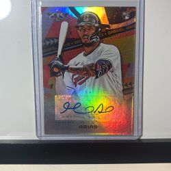 ⚾ GABRIEL ARIAS — 2022 Topps Fire Autograph #FA-ARI