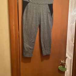 Old Navy /So Yoga Leggings Gray /Black  L