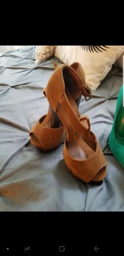 Brown heels