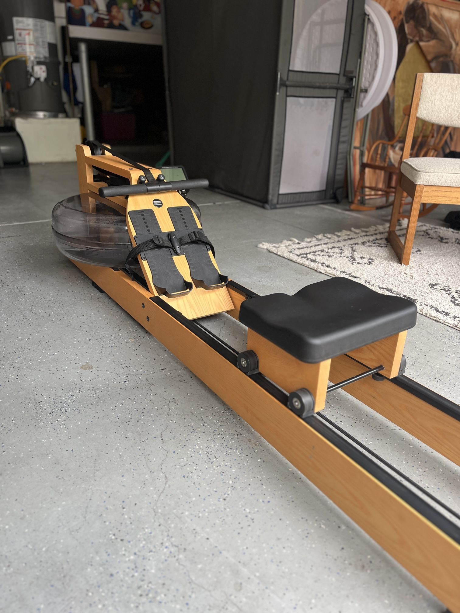 Water Rower Oak - S4 Monitor Perfect Condition.