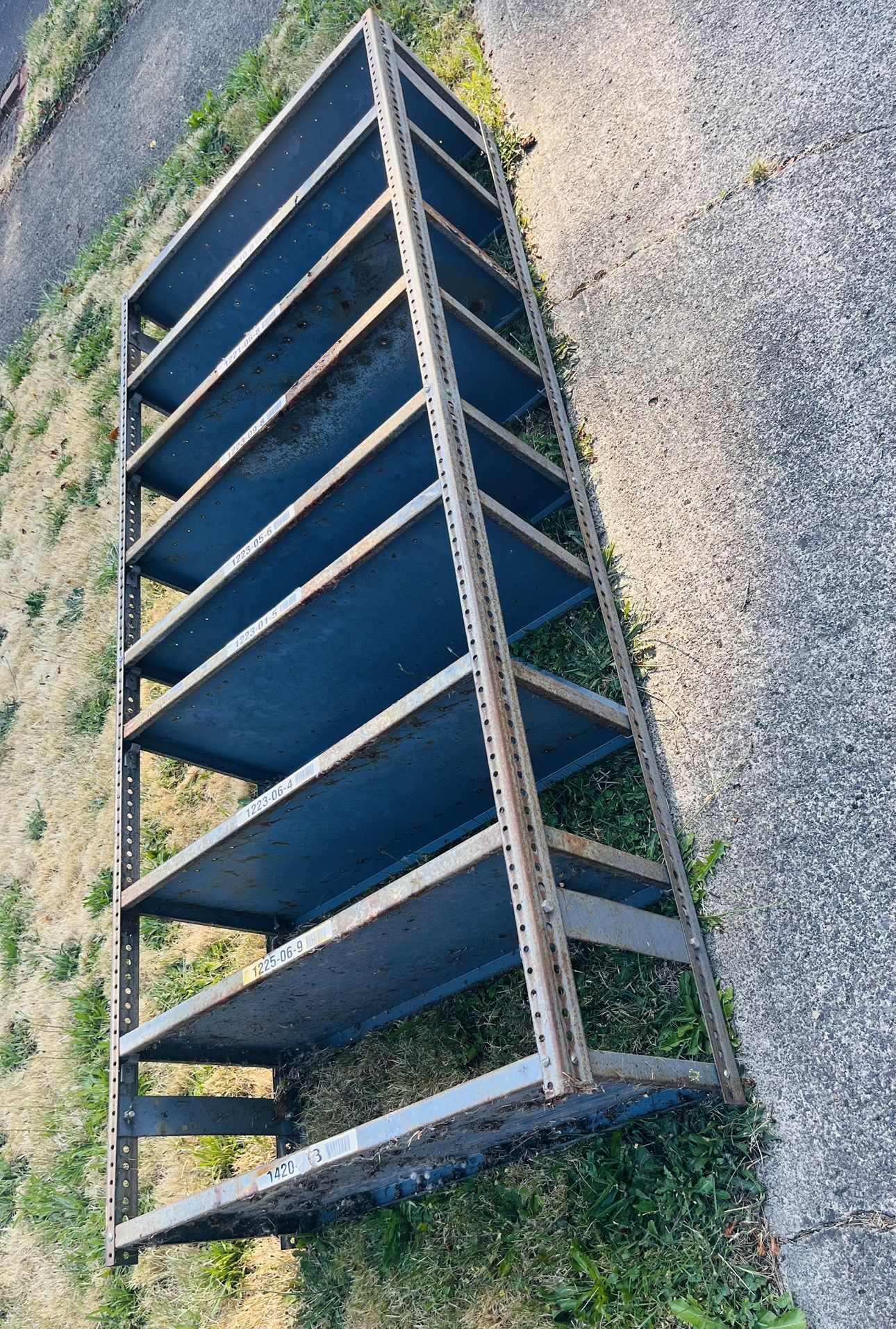 Free Metal Shelve 7’x3’x15”
