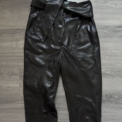 Black Leather Pants