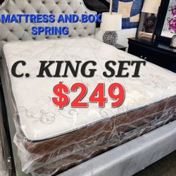 California King Set Orthopedic  $249 << Mattress And Box Spring 