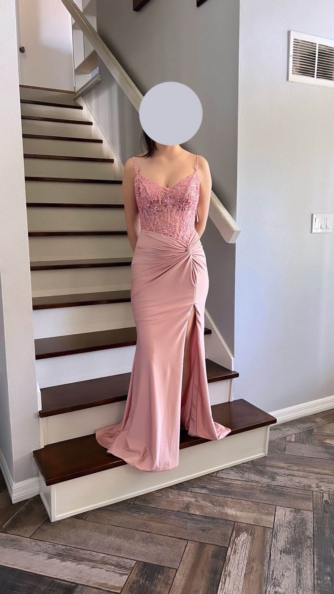 Prom dress, Pink, size 4 (small) 