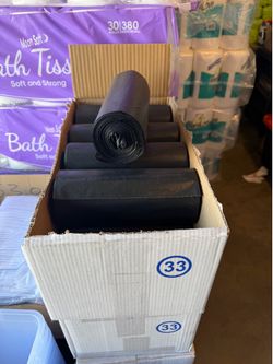 20 bags (33-gallon) for $6 per rolls