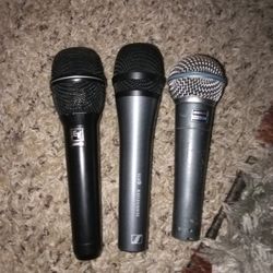 MICROPHONES  50 EACH OR ALL 3 FOR 100