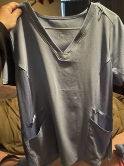 Baby Blue scrub Tops