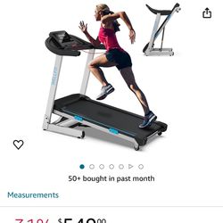 Foldable Treadmill Auto Incline 15 Levels for Home 350 lbs Capacity 3.0 HP, Smart Treadmill with Heart Rate Monitor|Music Player|LED Console Display|P