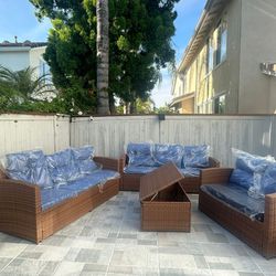 Patio Furniture Set With Lift Table 