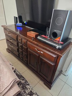 Dresser and light stand