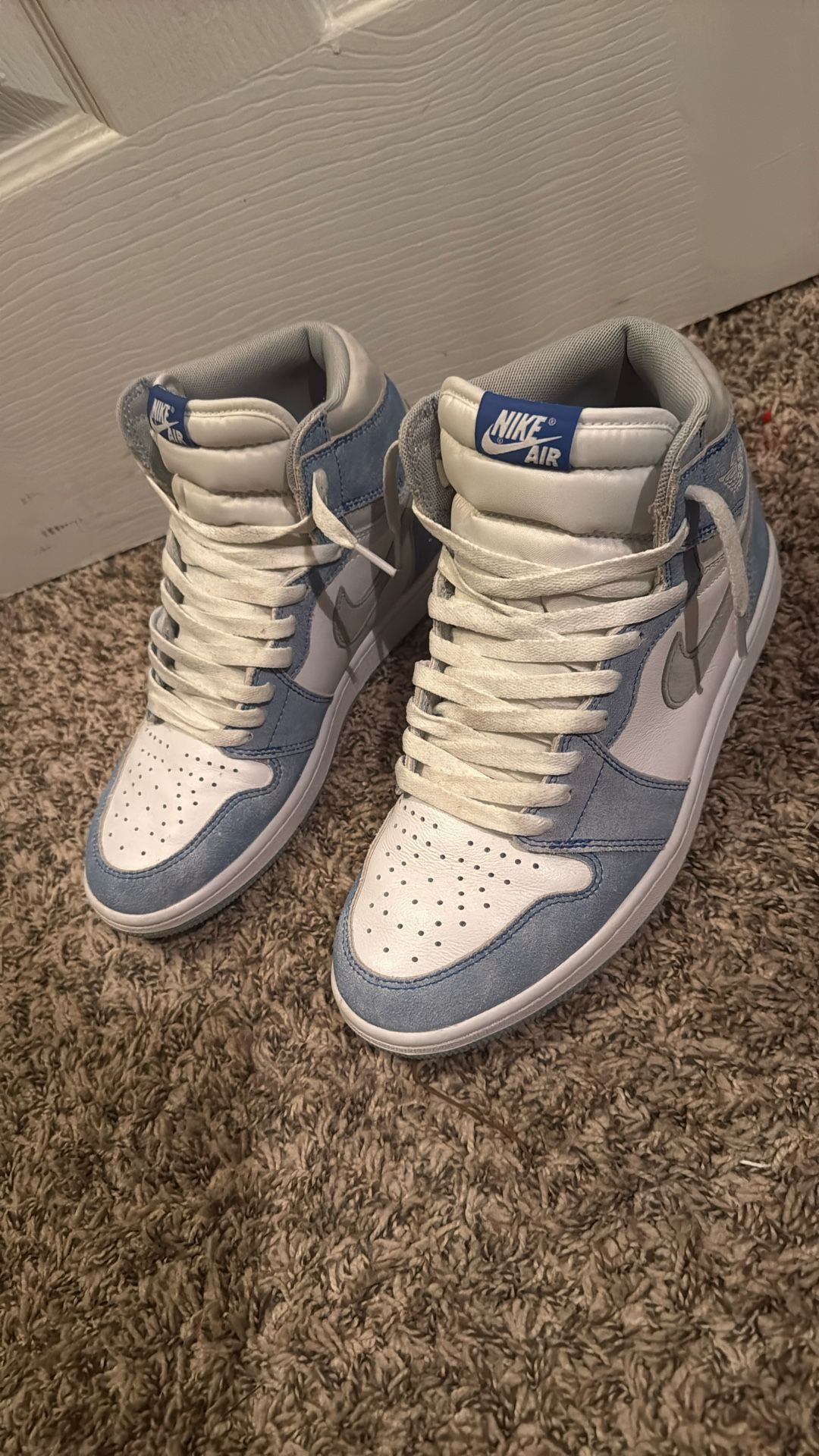 Blue Jordans 1’s