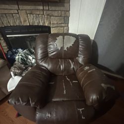 Leather Recliner 