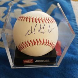 Adrian Gonzalez Signed Ball