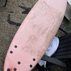 6’ Pink Alton Sprout Soft Top Surfboard 