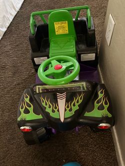 Used toddler monster jam ride on