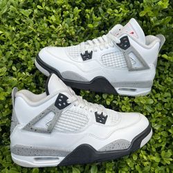 Size 6.5y 8w - Air Jordan 4 Retro OG 2025 White Cement Worn 1-2x