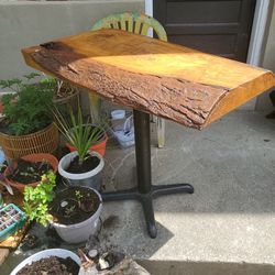 Wood Slab Table / Live Edge