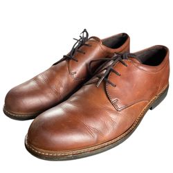 ECCO Brown Leather Lace Up Oxfords Men’s Size EU 43/US 9.5-10