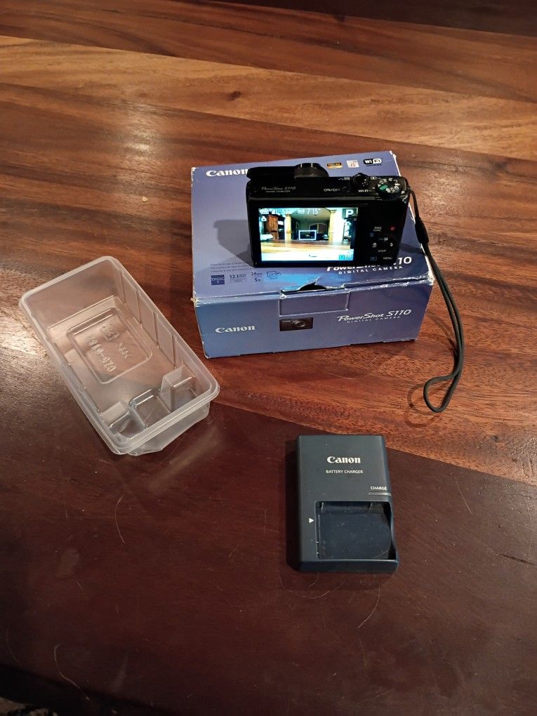 Canon PowerShot S110 Digital Camera With Box 