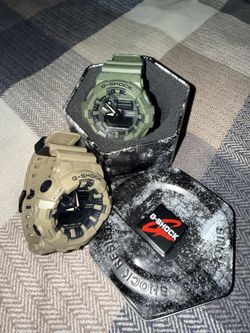 Two G shock Analog and Digital Watches
