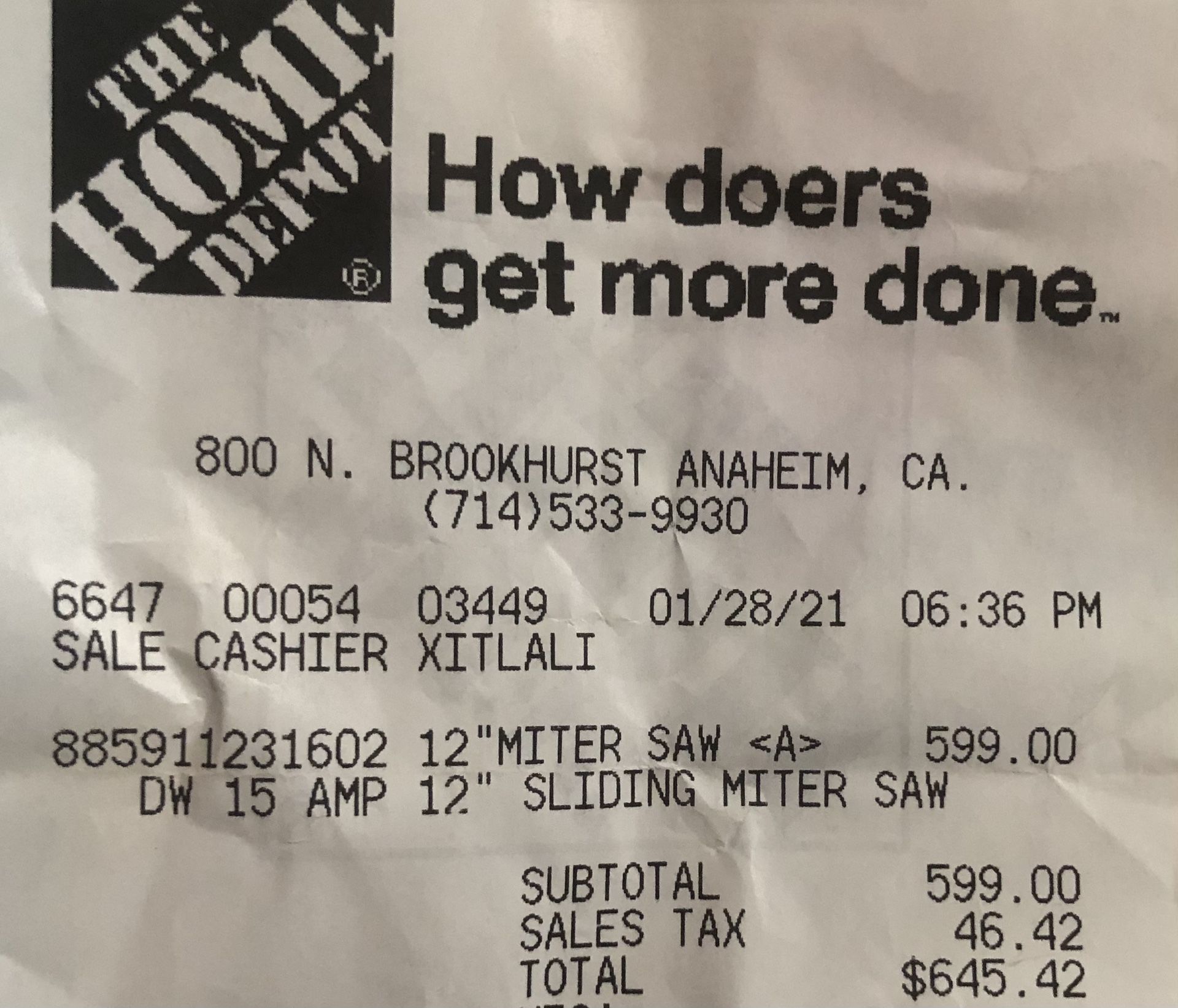 Dewalt 12 Miter Saw