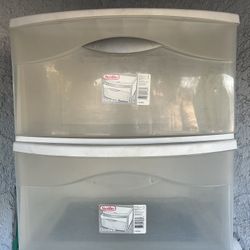 Sterlite Clearview 45 Qt/43 L Storage Containers (Set Of 2)