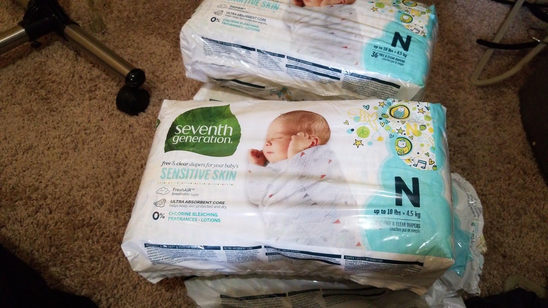 Seventh Generation Sensitive Skin Nb Diapers