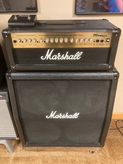 Marshall MG100HDFX/MG412 Slant Cab Half Stack Package
