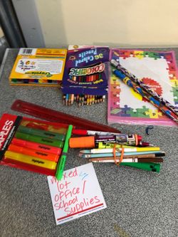 Mixed Lot of Office and School Supplies