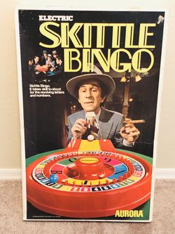 Vintage Electric Skittle Bingo by Aurora 1973 Max Smart front new sealed