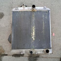 3 row civic radiator half size 1998