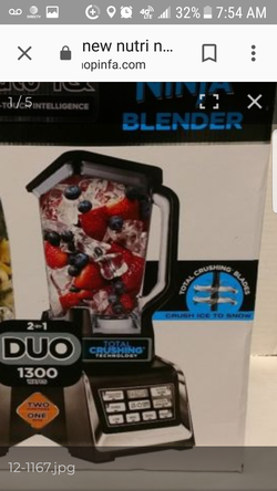 Nutri Ninja Blender DUO with Auto-iQ