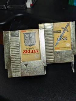 NES ZELDA HOLY GRAIL – The Legend of Zelda + Zelda II Gold Cartridges