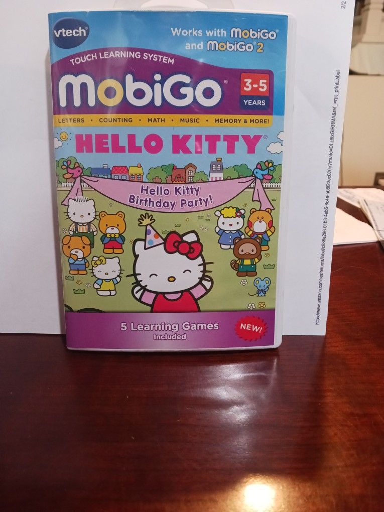 VTech MobiGo Hello Kitty Game Cartridge