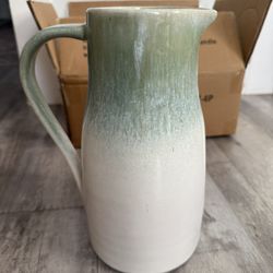 West Elm Glaze Stoneware Pitcher