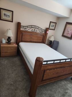 Queensize Bed + Matress