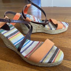 UCB Colorful Espadrille Wedges EU40