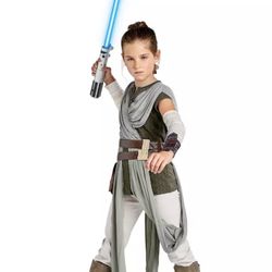 Disney Rey Costume, Size 5/6 In Excellent Condition.