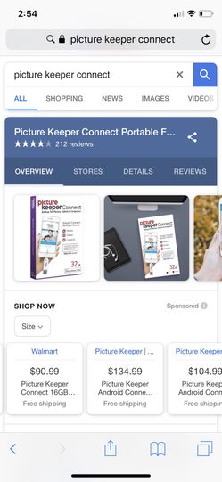 Brand new never used picture keeper connect