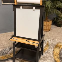 Little Partners Double Sided Easel Deluxe Art Center For Kids
