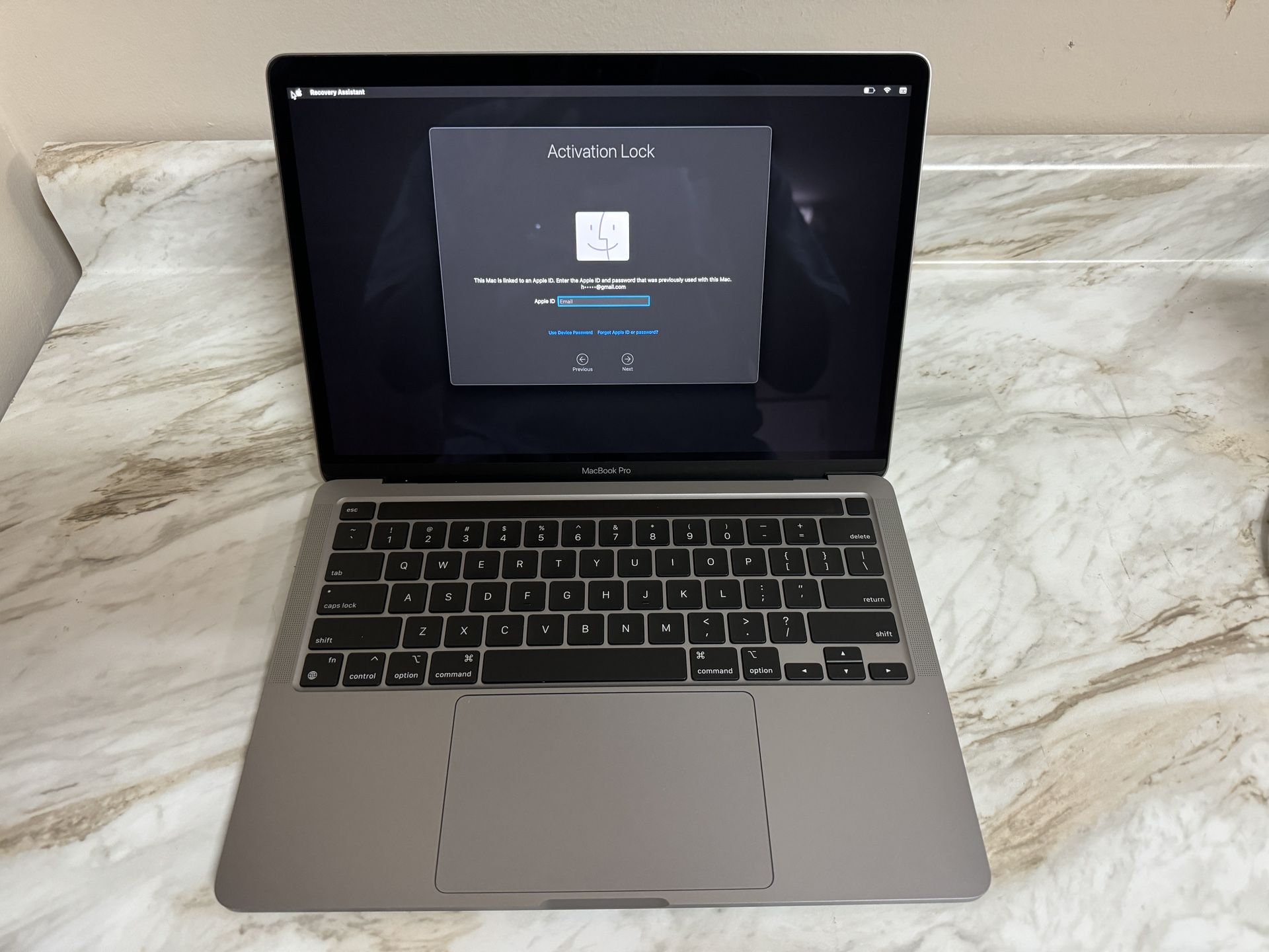 Apple MacBook Pro 2020 M1 A2338 with Touch bar 13.3" - FOR PARTS and REPAIR - Read!