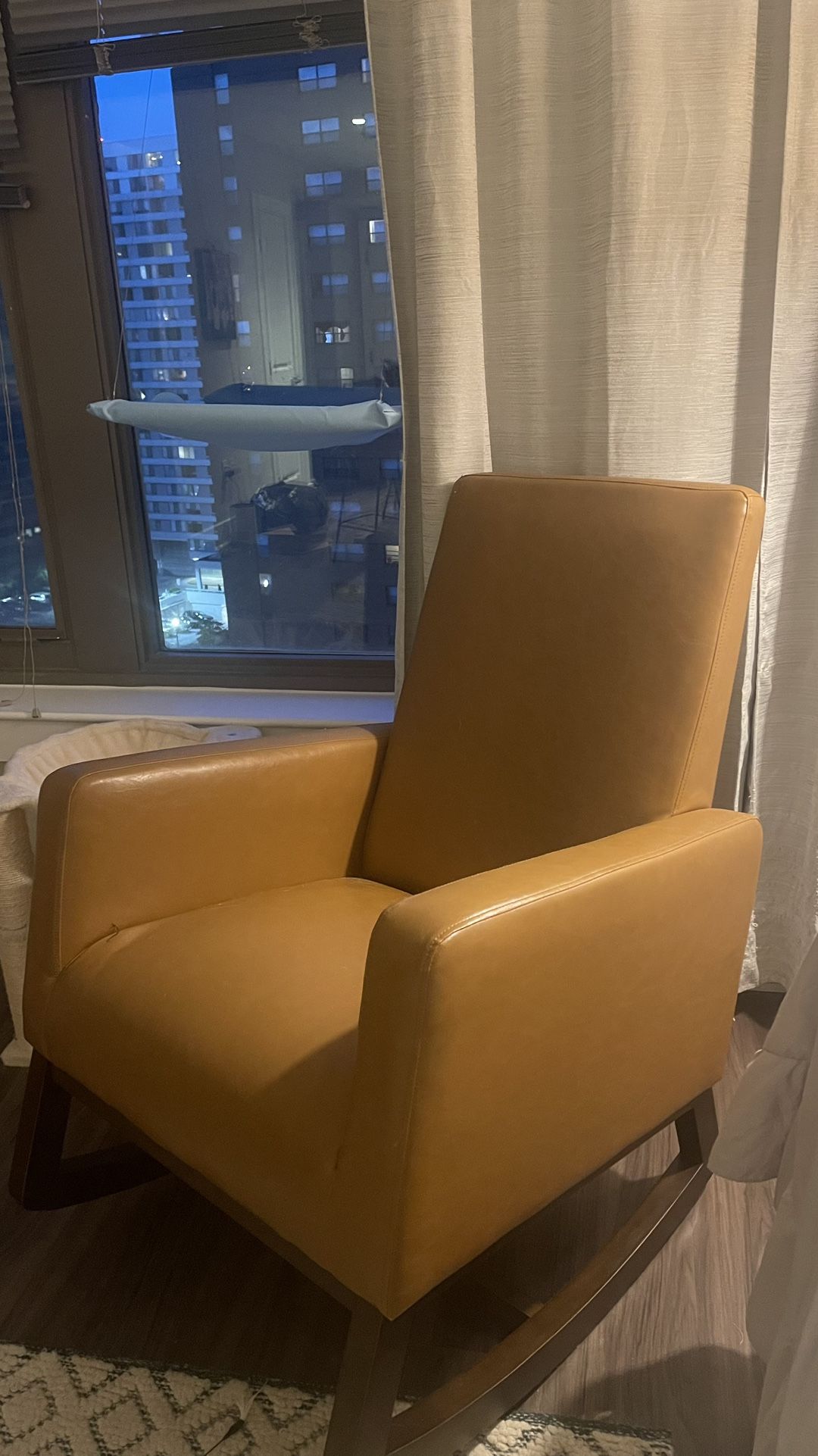 Leather Rocking Chair