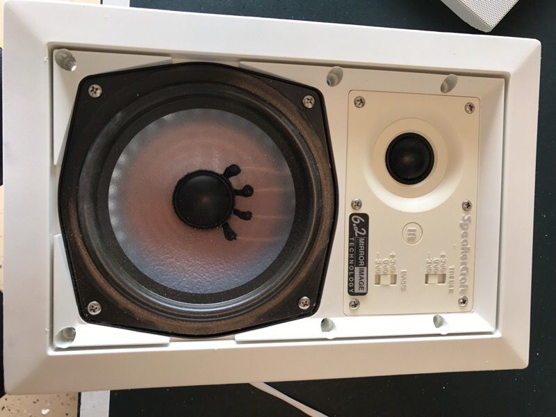SpeakerCraft 6.2 Mirror Image, recessed ceiling or wall speakers a pair