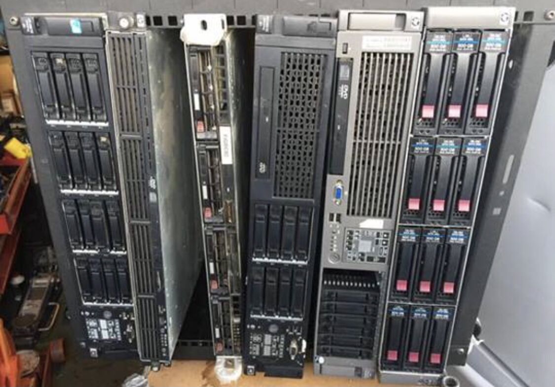 Computer Server Equipment Lot With Cisco Routers