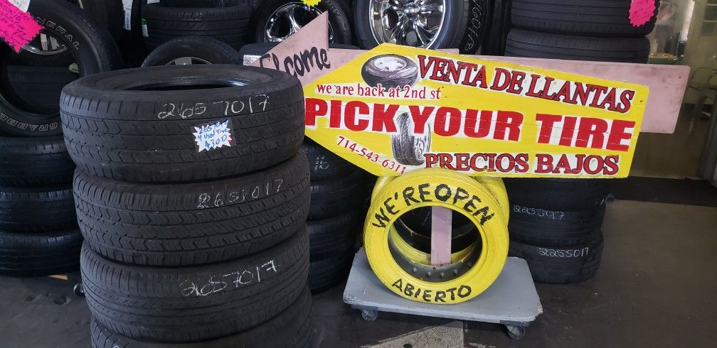 17 4 Used Tires (265 70 17