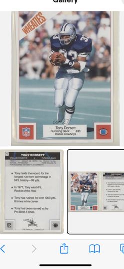 1987 Wheaties Cereal  NFL Mini Posters Set