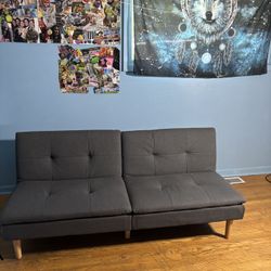 Gently Used Gray Futon 